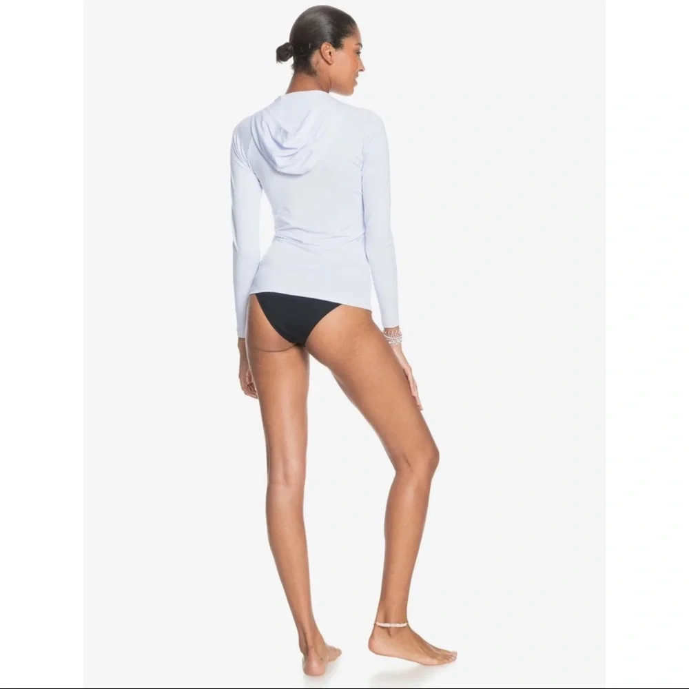 Roxy Essentials Hoodie Lycra Rashguard - Picture 4 of 6